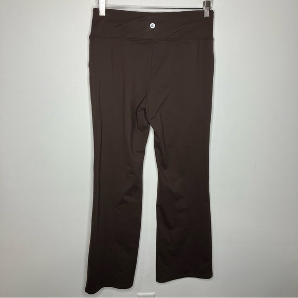 Ewedoos bootcut yoga pants chocolate brown size large - Picture 5 of 6